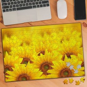 19706417 Çoklu Sarı Çiçekler Peyzaj 240 Parça Puzzle Yapboz