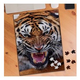 19706466 Kükreyen Vahşi Hayvan Kaplan 240 Parça Puzzle Yapboz