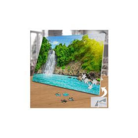 19706467 Dere ve Ağaç Manzarası 240 Parça Puzzle Yapboz