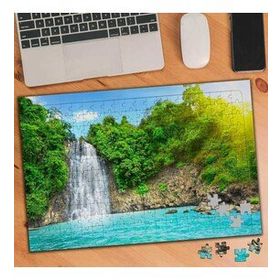 19706467 Dere ve Ağaç Manzarası 240 Parça Puzzle Yapboz