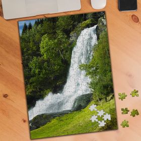 19706468 Irmak ve Ağaç Manzarası 240 Parça Puzzle Yapboz