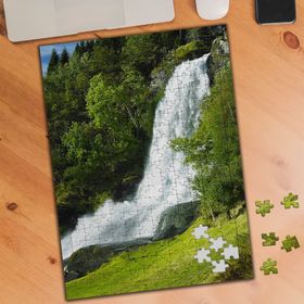 19706468 Irmak ve Ağaç Manzarası 240 Parça Puzzle Yapboz