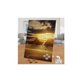 19706487 Piramitler ve Bulutlu Gökyüzü 240 Parça Puzzle Yapboz