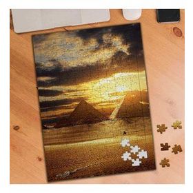 19706487 Piramitler ve Bulutlu Gökyüzü 240 Parça Puzzle Yapboz