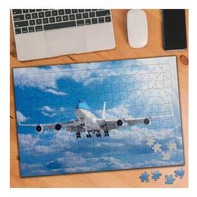 19706489 Mavi Gökyüzünde Süzülen Uçak 240 Parça Puzzle Yapboz
