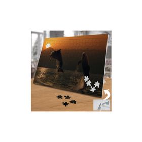 19706491 Gün Batımında Sevimli Yunuslar 240 Parça Puzzle Yapboz