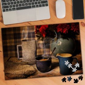 1974841 Kahve Keyfi Soğuk Hava Sıcak Kahve 240 Parça Puzzle Yapboz
