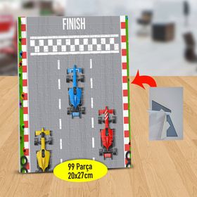 19780 Yarış Pistinde Bitiş Çizgisi 99 Parça Puzzle Yapboz Tablo