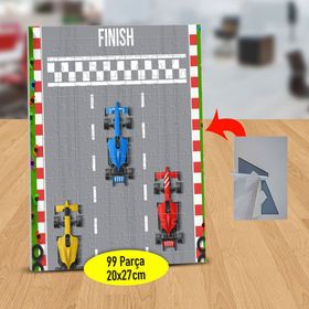 19780 Yarış Pistinde Bitiş Çizgisi 99 Parça Puzzle Yapboz Tablo