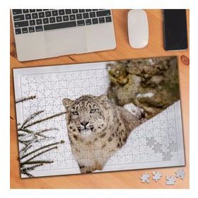 1985510 Kar Kaplanı 240 Parça Puzzle Yapboz