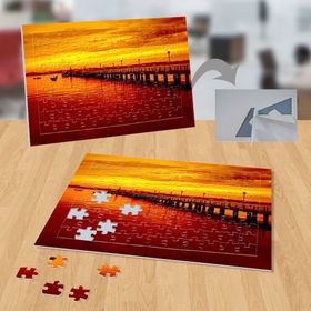 198845 Gün Batımı Gökyüzü İskele Deniz 99 Parça Puzzle Yapboz