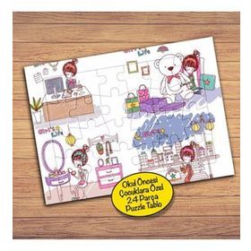 19957 Küçük Kızın Odası Çocuklara Özel Puzzle Yapboz Tablo