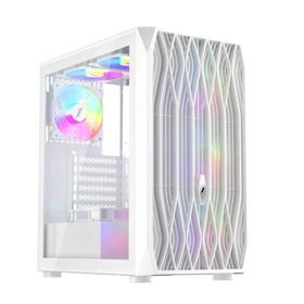 1stplayer Ariya AY7 Beyaz 650W 80+ ARGB 4x12 cm Fan Temperli Cam Mesh USB 3.0 ATX Bilgisayar Kasası
