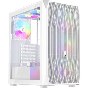1stplayer Ariya AY7 Beyaz 650W 80+ ARGB 4x12 cm Fan Temperli Cam Mesh USB 3.0 ATX Bilgisayar Kasası