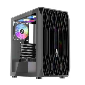 1stplayer Ariya AY7 Siyah 650W 80+ ARGB 4x12 cm Fan Temperli Cam Mesh USB 3.0 ATX Bilgisayar Kasası