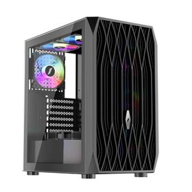 1stplayer Ariya AY7 Siyah 650W 80+ ARGB 4x12 cm Fan Temperli Cam Mesh USB 3.0 ATX Bilgisayar Kasası