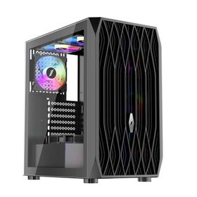 1stplayer Ariya AY7 Siyah 650W 80+ ARGB 4x12 cm Fan Temperli Cam Mesh USB 3.0 ATX Bilgisayar Kasası