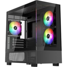 1stplayer Miku Mi5 750W 80+ Atx 3.1 Silver Argb 6x12 cm Fan Temperli Cam USB 3.0 Siyah M-Atx Kasa