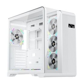 1stplayer RT7 Digital 850W 80+ Gold Full Modüler 4x12 cm ARGB 3 Taraflı Temperli Cam USB 3.0 Type-C Beyaz Atx Kasa