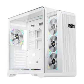 1stplayer RT7 Digital 850W 80+ Gold Full Modüler 4x12 cm ARGB 3 Taraflı Temperli Cam USB 3.0 Type-C Beyaz Atx Kasa