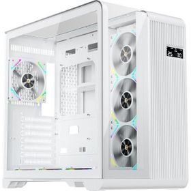 1stplayer RT7 Digital 850W 80+ Gold Full Modüler 4x12 cm ARGB 3 Taraflı Temperli Cam USB 3.0 Type-C Beyaz Atx Kasa