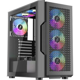 1stplayer Trilobite T7 Siyah 650W 80+ ARGB 4x12 cm Fan Temperli Cam Mesh USB 3.0 ATX Bilgisayar Kasası