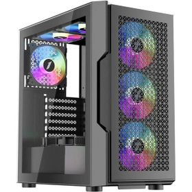1stplayer Trilobite T7 Siyah 650W 80+ ARGB 4x12 cm Fan Temperli Cam Mesh USB 3.0 ATX Bilgisayar Kasası