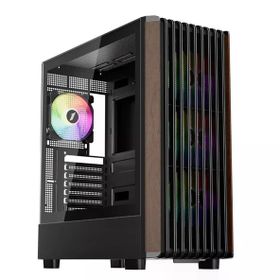 1stplayer WD5 750W 80+ Silver Atx 3.1 Argb 4x12 cm Fan Temperli Cam USB 3.0 Siyah Atx Kasa