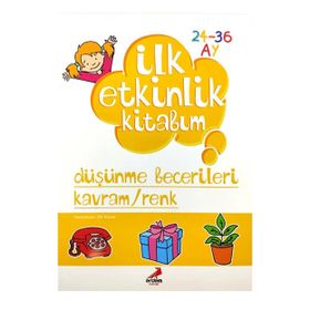 2-3 Yaş Düşünme Becerileri, Kavram ve Renk Kitabı Erdem Yayınları