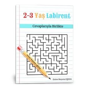 2-3 Yaş Labirent Kitabı - Enine Boyuna Eğitim