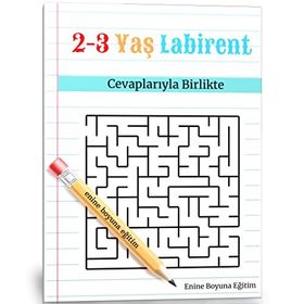 2-3 Yaş Labirent Kitabı - Enine Boyuna Eğitim