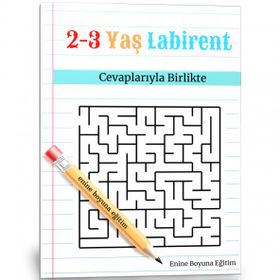 2-3 Yaş Labirent Kitabı - Enine Boyuna Eğitim