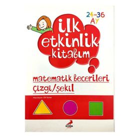 2-3 Yaş Matematik Becerileri, Çizgi ve Şekil Kitabı Erdem Yayınları