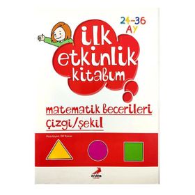 2-3 Yaş Matematik Becerileri, Çizgi ve Şekil Kitabı Erdem Yayınları