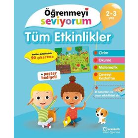 2-3 Yaş Öğrenmeyi Seviyorum Tüm Etkinlikler Tudem Yayınları