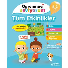 2-3 Yaş Öğrenmeyi Seviyorum Tüm Etkinlikler Tudem Yayınları