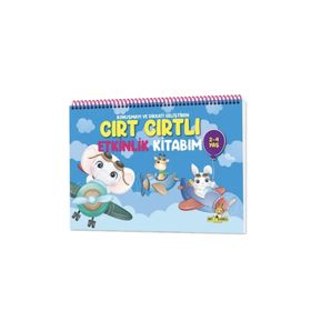 2-4 Yaş Konuşma ve Dikkati Geliştiren Cırt Cırtlı Etkinlik Kitabım Yükselen Zeka Yayınları