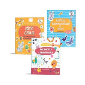 2-4 Yaş Mantıksal Düşünme Becerileri ve Dikkat Etkinlik Kitabı Dikkat Atölyesi Yayınları