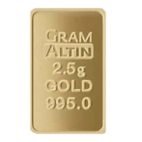 2.5 gr 24 Ayar Külçe Altın