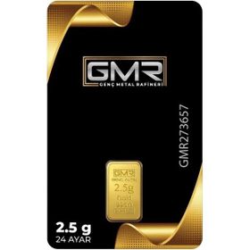2.5 gr 24 Ayar Külçe Altın