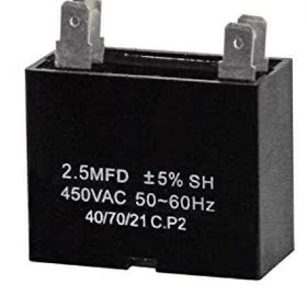 2.5 MF 450V Kablolu AC Filtre Kare Kondansatör