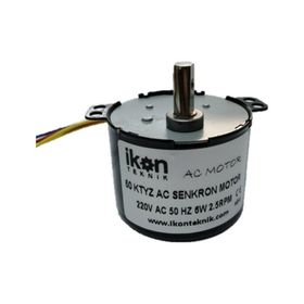 2 5 Rpm 6W Ac Senkron Motor 50Ktyz Kuluçka Çevirme Motoru