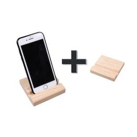 2 Adet Ahşap Telefon Tutacağı