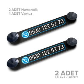 2 Adet Park Numaratik