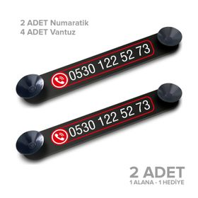 2 Adet Park Numaratik