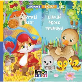 2 Hikaye 1 Kitap: Çizmeli Kedi-Çirkin Ördek Yavrusu - Kolektif