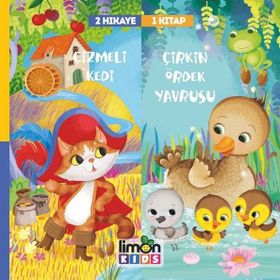 2 Hikaye 1 Kitap: Çizmeli Kedi-Çirkin Ördek Yavrusu - Kolektif