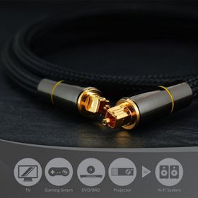 2 m Fiber Optik Ses Kablo