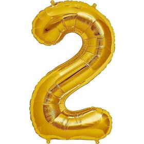 2 Rakamı Grabo Gold Folyo Balon