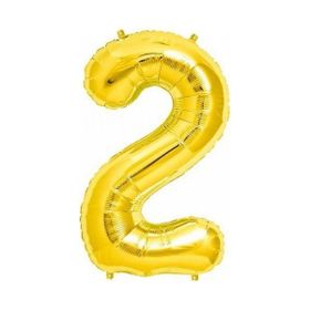 2 Rakamı Grabo Gold Folyo Balon